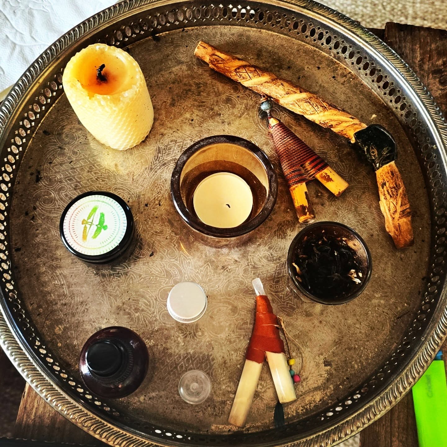 Ceremoni med Hapé /Rapé